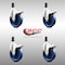 Service Caster 5 Inch 316SS Solid Poly Swivel 1-1/4 Inch Expanding Stem Caster Set Lock Brake SCC-SS316TTLEX20S514-SPUS-114-4 - alternate 3